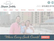 Tablet Screenshot of bluegrassdentistry.net